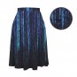 Elastic Waist Pocket Midi Skirt, Running Code Blue Numbers Programming Geek