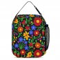 3-in-1 Backpack Combo Set (backpack + lunch bag + pen case), Multicolor Flower Art