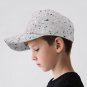 Kids' All-Over Print Baseball Cap, Gray Terrazzo Pattern