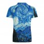Men's Premium Ice Silk Polo Shirt, Van Gogh Starry Night Art