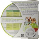 Compostable Portion Control ECO 9in 3-Section Plate with visual food guidelines(Pk25, White)