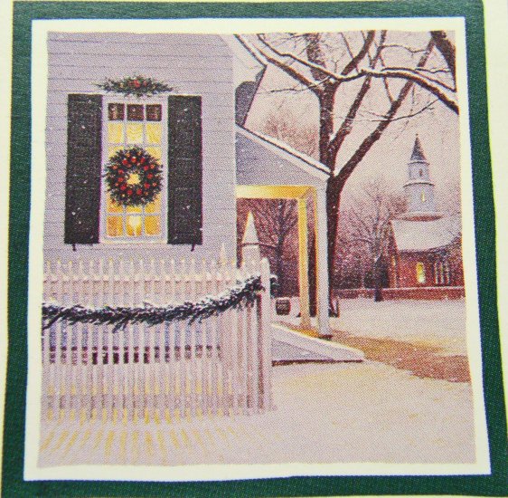 8 CHRISTMAS Wreath CHURCH Churches FAITH Lang Stickers