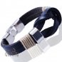 US New Simple Men women Brown Infinity Knot Leather Bracelet MK090BW