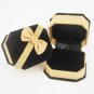 US BOX SET 18K Gold Match Silver Groom&Bride Wedding Engagement Titanium 2 Rings