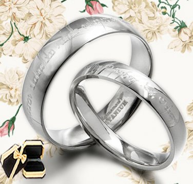 His and Her Matching Wedding Rings 047
