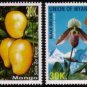 Myanmar/Burma 2004 Orchid & Mango MNH 2v