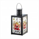 X-MAS ANGEL GLASS CANDLE LAMP