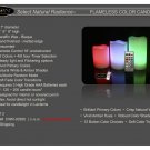 AVION Flameless Ivory 12-Color Candles - Natural Glow Set of Six, 4" 5" 6"