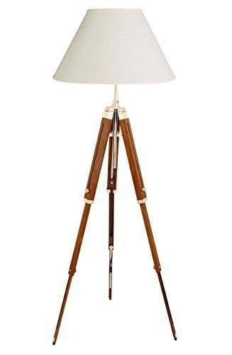HOME THEATER VINTAGE TRIPOD FLOOR LAMP - Hand Made Replica