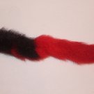 CALF TAILS, RED/BLACK
