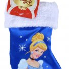 Disney Cinderella Mini Christmas Stocking Blue 7"
