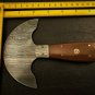 Handmade Damascus Steel Half Head Leather Knife-Cutter-Saddler-Skiving Tool-QD1