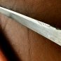 Handmade Knife Damascus Steel Scottish Dirk-Kitchen-File work-Leather Sheath