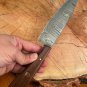 Handmade-Blacksmith Crafted Damascus Steel Kitchen-Chef Knife-Sharp-KD4