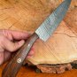 Handmade-Blacksmith Crafted Damascus Steel Kitchen-Chef Knife-Sharp-KD4