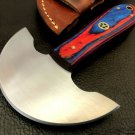 Handmade Carbon Steel Leather Knife- Saddler-Cutters-Skiving Tool-QC8