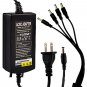 Adaptor Power Splitter Cable AC/DC 12V 2Amp for 4 CCTV Security Camera.