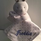 Child of Mine by Carter's Baby EASTER Bunny Plush Rattle Security Blanket Free Monogram