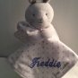 Child of Mine by Carter's Baby EASTER Bunny Plush Rattle Security Blanket Free Monogram