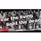 The Walking Dead Beach Towel - Personalized Fear the Living Fight the Dead