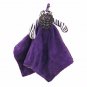 Trend Lab Grape Expectations Zebra Blanket Security Blanket Blanky - Personalized