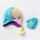Disney Frozen ELSA Knit Snowflake Hat & Mittens Set - Toddler - Personalized