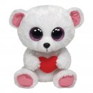 Ty Beanie Boos Sweetly - Polar Bear with Heart 36103