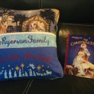 Christmas All is Calm Pocket Pillow Reading Pillow The Christmas Story - Personalized