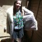Blue Fox Fur Jacket (#41)