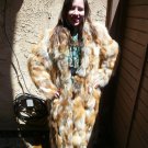 Red Fox Full Length Sectional Fur Coat (#43)