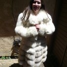 White Fox Fur Coat Convertable (#55) White Fox Fur Coat Convertable (#55)