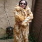Large Full Length Red Fox Fur Coat (#70)