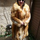 Full Length Red Fox Fur Coat (#73)