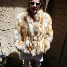 Red Fox Fur Jacket (rope belt) (#92)