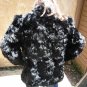 Black Rabbit Fur Jacket (#101)