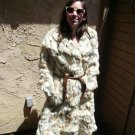 Full Length Multi color Rabbit Coat (#113)