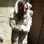 Full Length Multi color Rabbit Coat (#113)