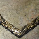 ITALY 925 Sterling Silver Multi-Tone V Neck 5.5 mm Riccio 16" Necklace #45