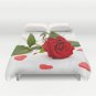 BEAUTIFUL RED ROSE DUVET COVER FOR KING SIZE 1isQyTO