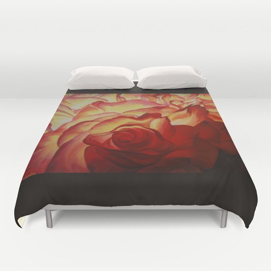 ORANGE ROSES DUVET COVERS for KING SIZE 1McF00w