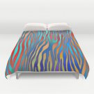 Colored Zebra  DUVET COVERS for QUEEN SIZE 1gEgfic