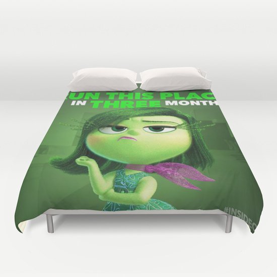 INSIDE OUT DISGUST DUVET COVERS for KING SIZE 1RK7ZuC