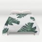 DUVET COVERS Banana Leaf Watercolor Pattern  for KING SIZE 24borsC