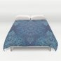 Aqua, Cobalt Blue & Purple Protea Doodle Pattern COVERS for FULL SIZE 24gXJPh
