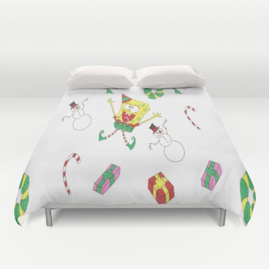 Spongebob Christmas Duvet COVERS for FULL SIZE 2g5lIPy