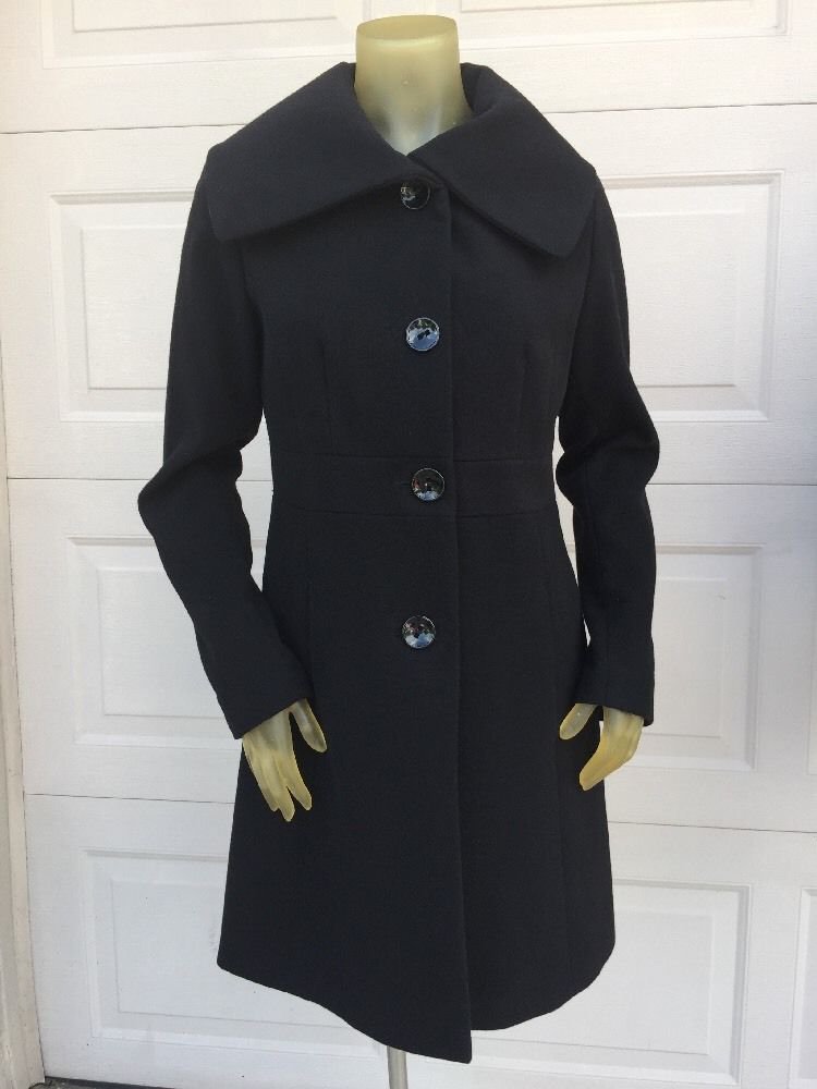 1 Madison Black Wool Coat Size Small Mint Condition