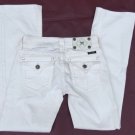 Miss Me Modelo White Stretch Boot Cut Jeans Size 28