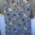 Blue Tapestry Garment Bag Floral Butterfly NEW 54" X 21" X 4" Luggage