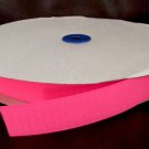 25 Yards Of Neon Pink 1" Velcro Hook  New