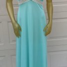 Vanity Fair Turquoise Vintage Nightgown Size 34 Nylon Beautiful!